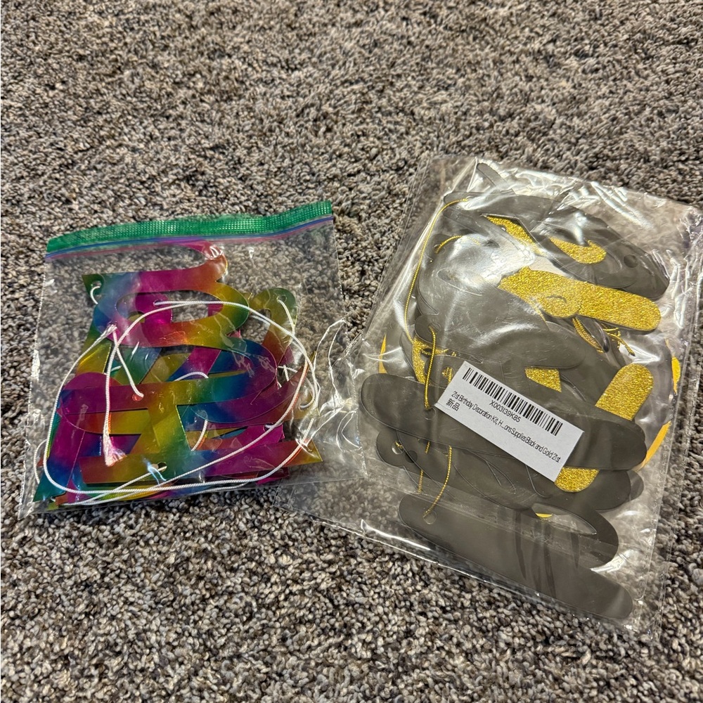Colorful and Gold Party Decorations